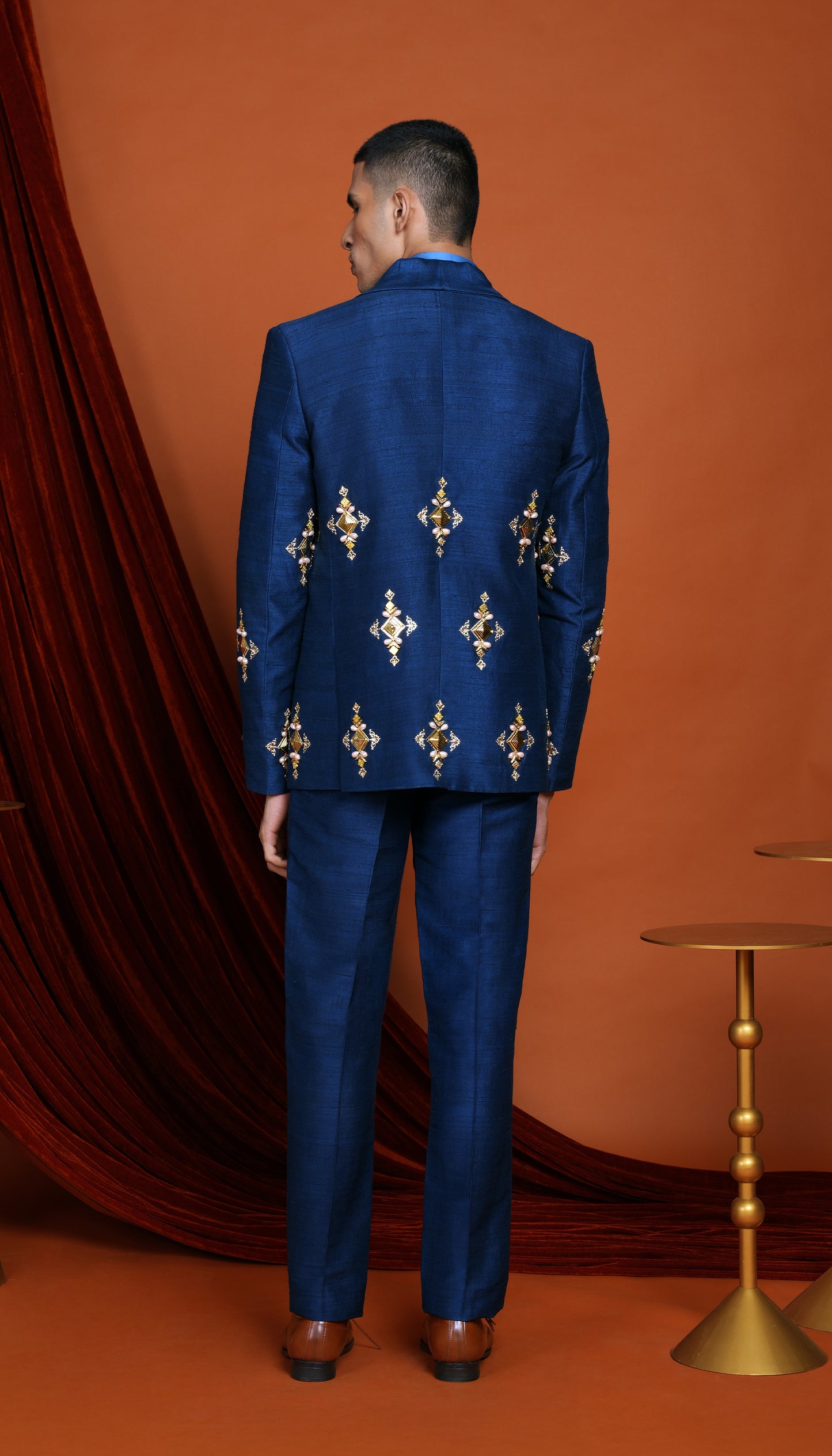 CRUZ - blue blazer set