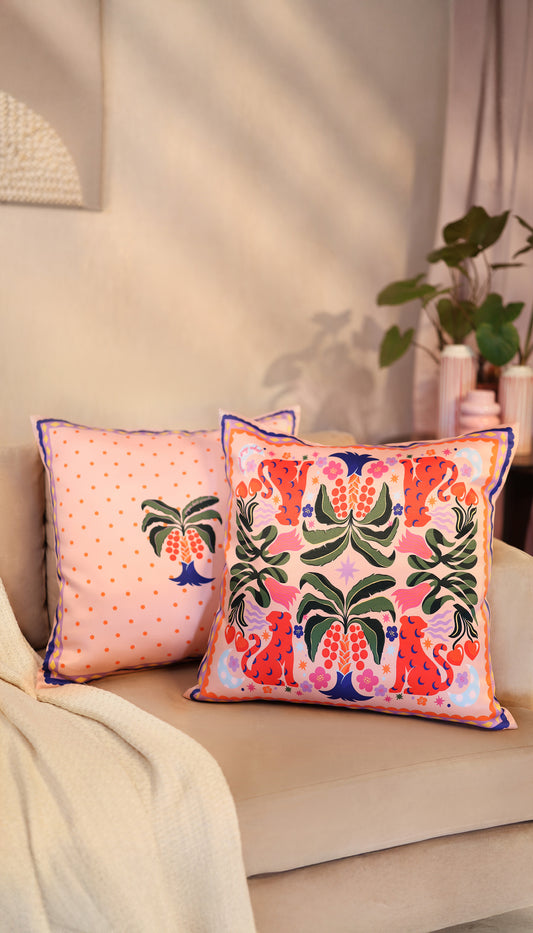 Peachy Sky Cushion Cover