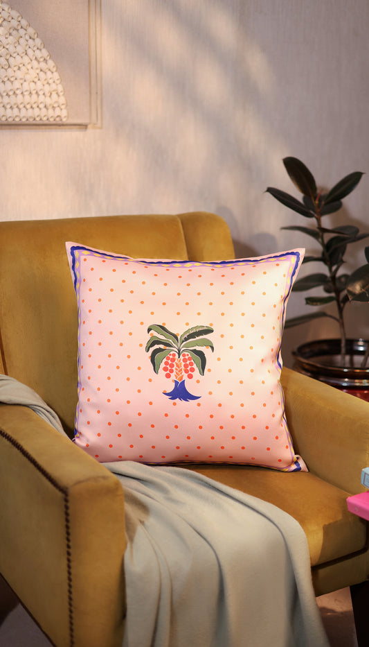Polka Palm Cushion Cover
