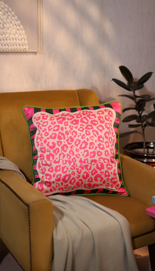 Leopard Pop Cushion Cover