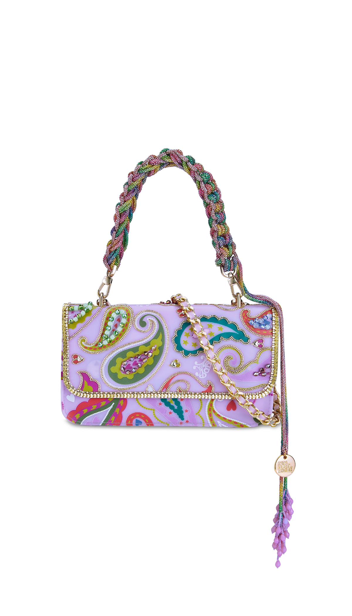 Lavender Crystal Crush : Large Handbag