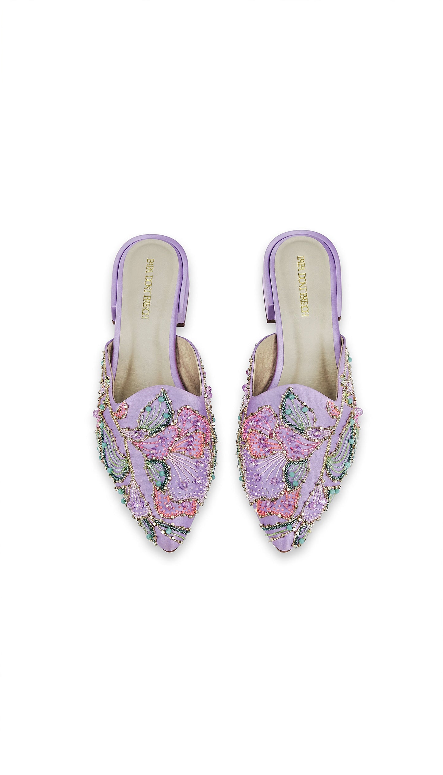 Beaded Bloom : Mules