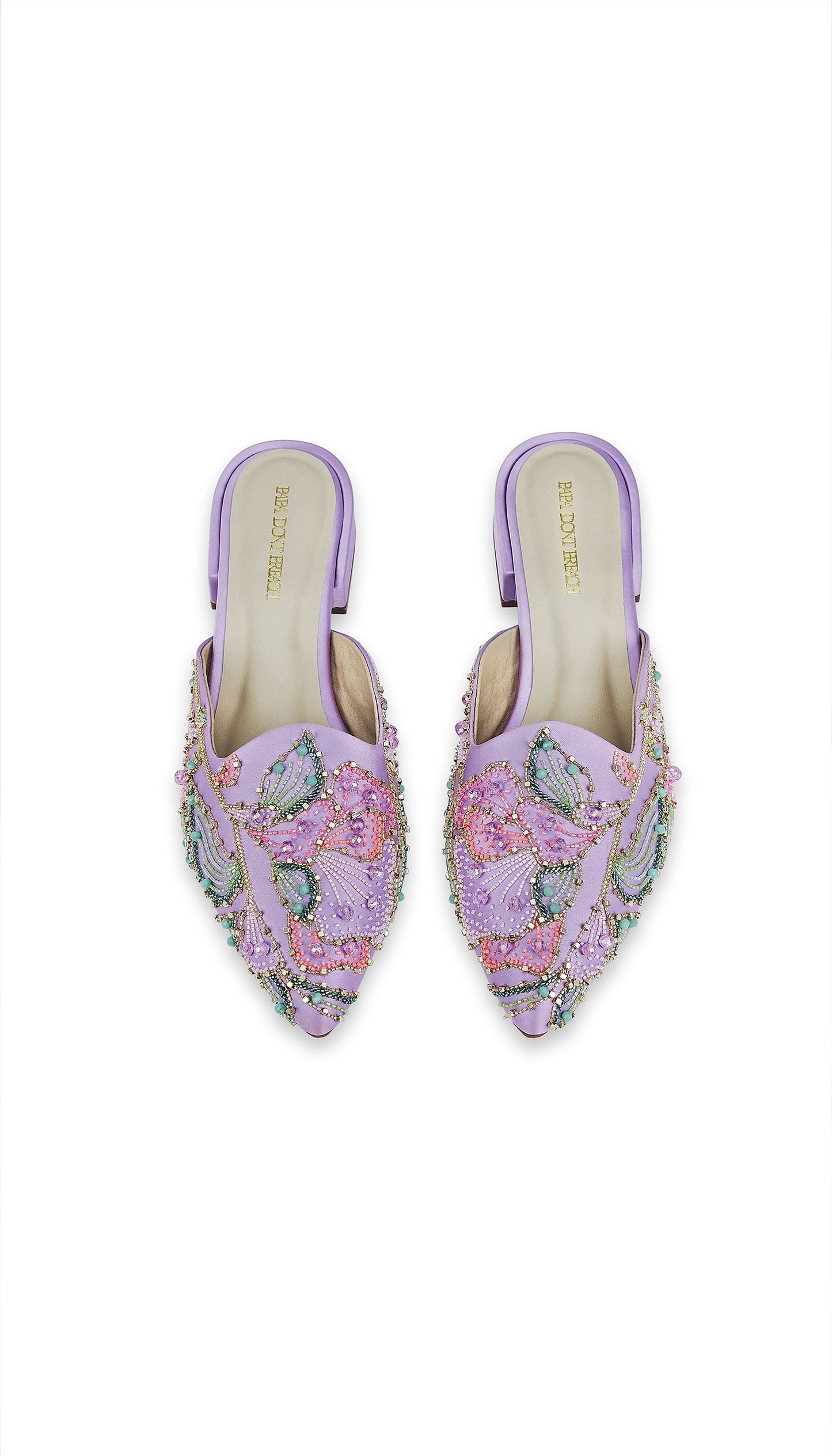 Beaded Bloom : Mules