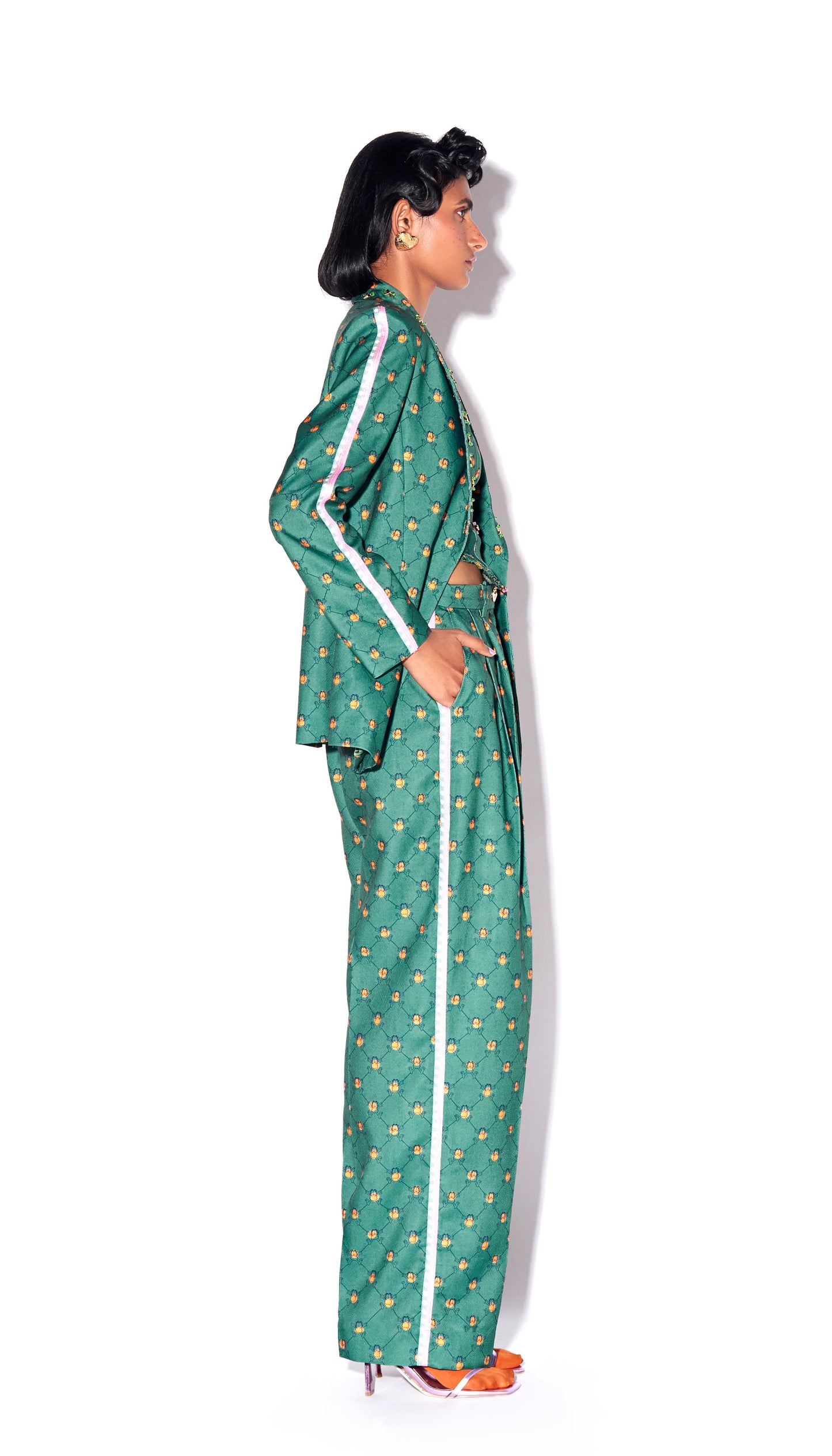 Cat-astrophe - Blazer, Corset and Pants set