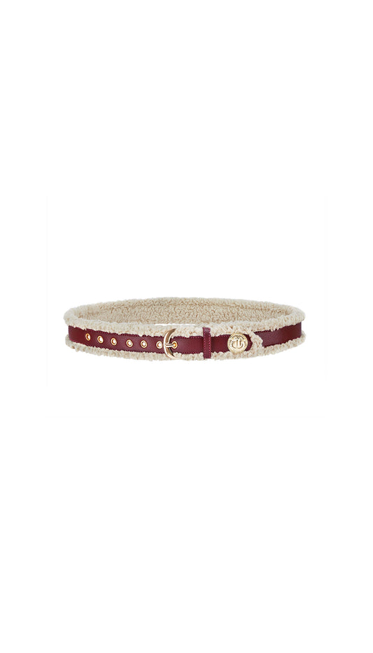 Furr-sho : Rosewood Burgundy Belt
