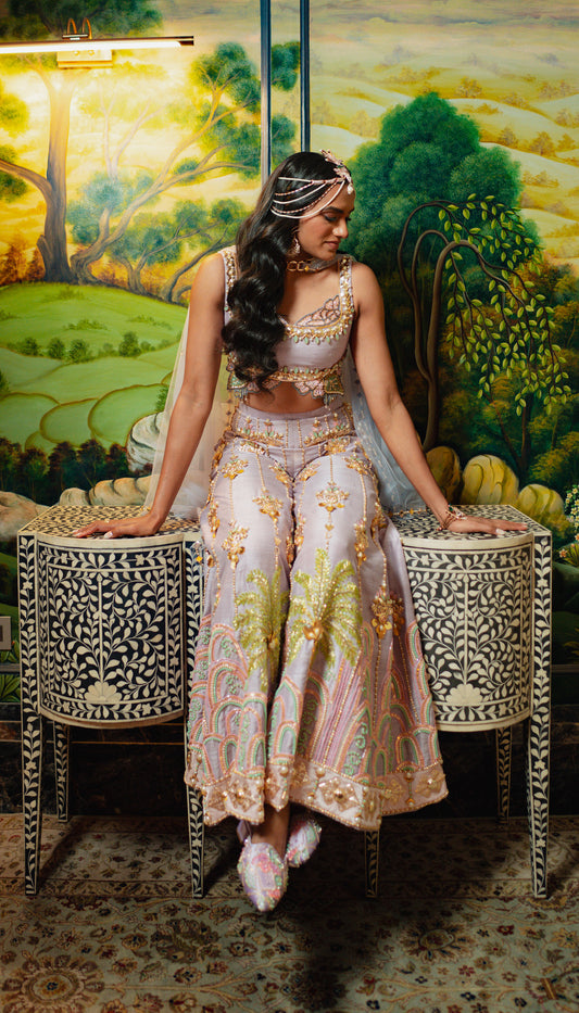 PV Sindhu in Fawn and Fleur Pant Set