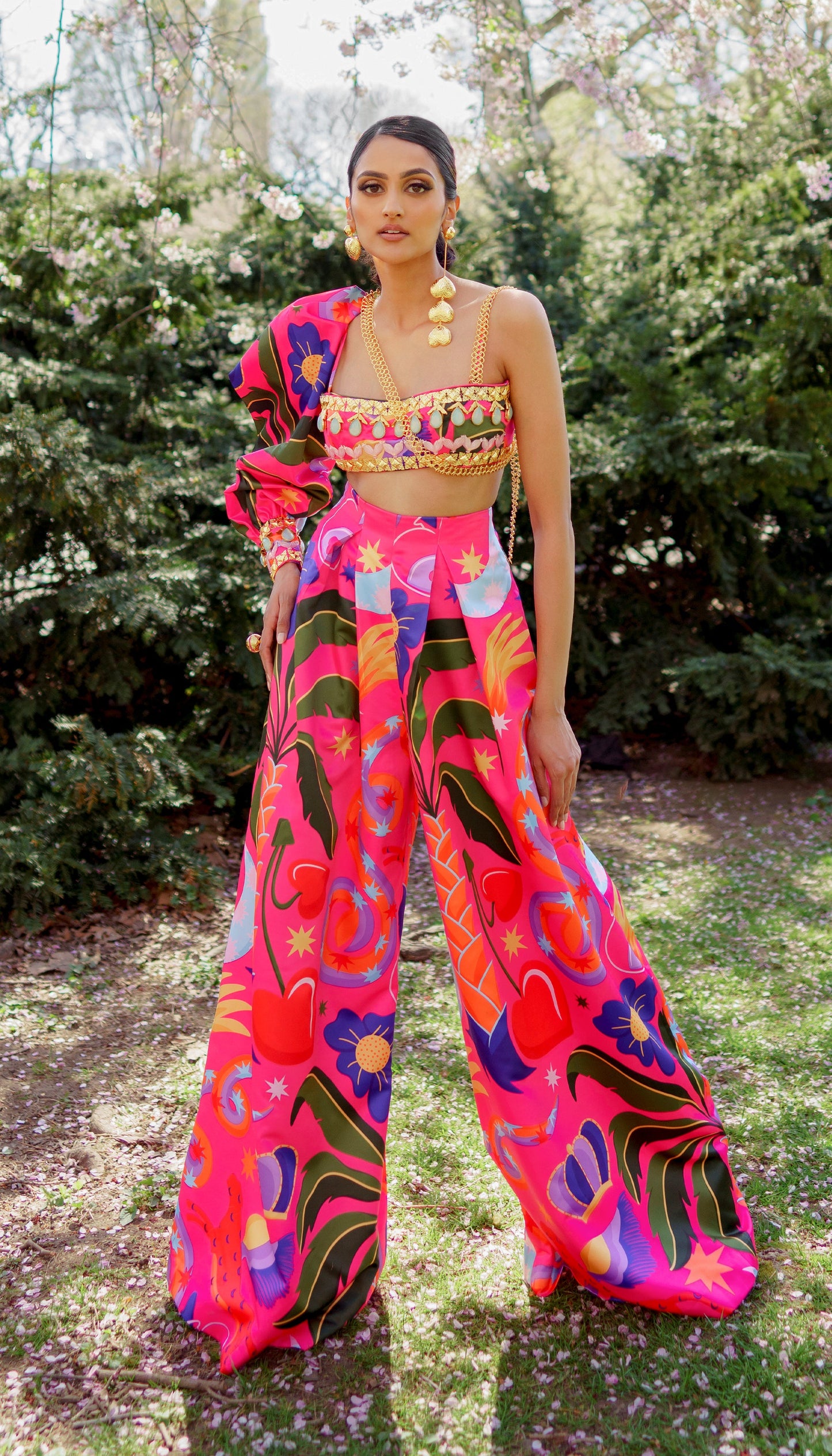 Pink Pant Set-Papa Don't Preach