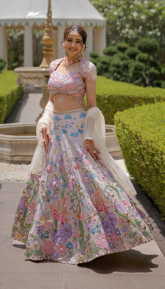 SHILPEE IN WHIMSICAL WONDERLAND LEHENGA SET