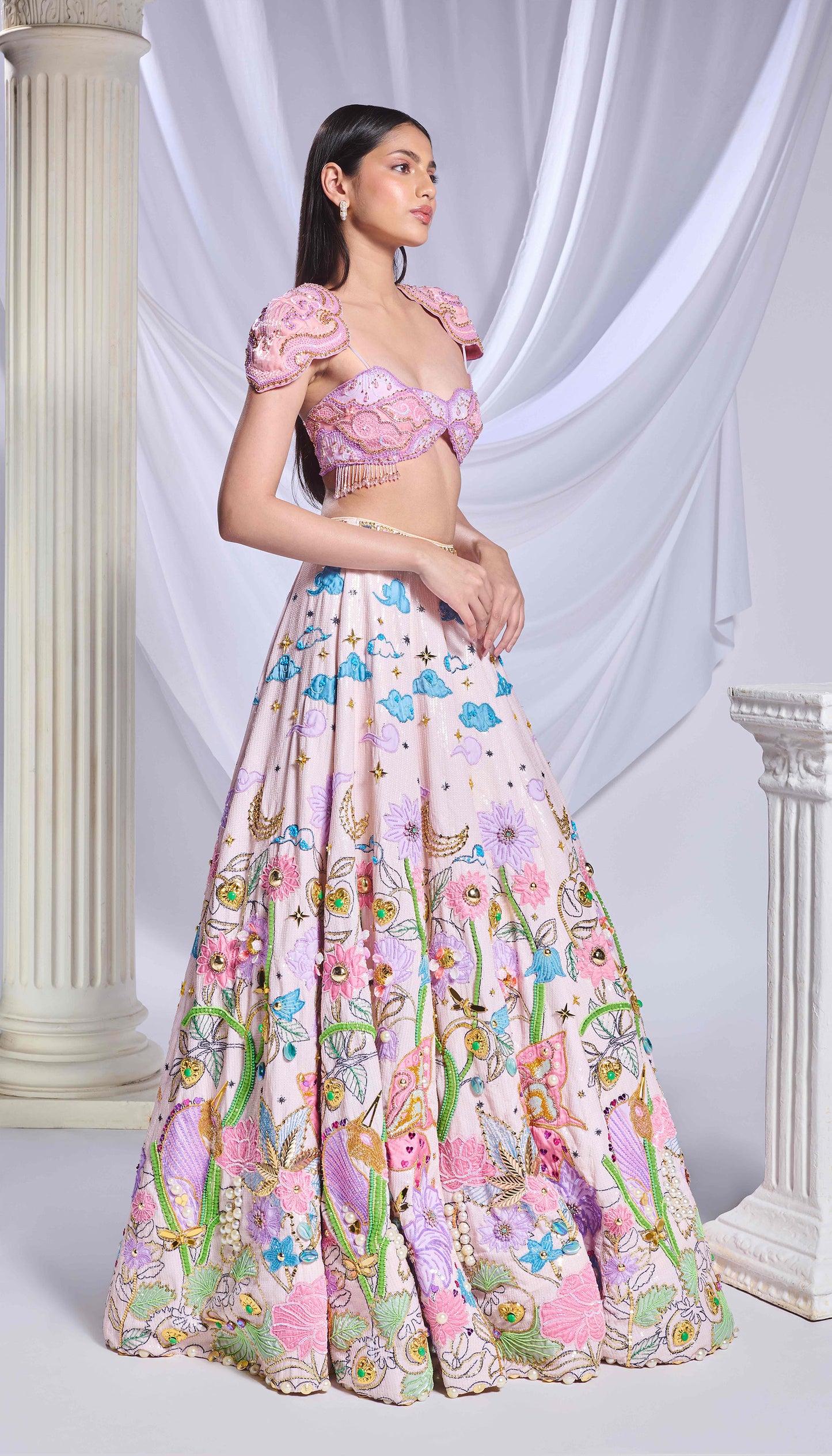 SHILPEE IN WHIMSICAL WONDERLAND LEHENGA SET