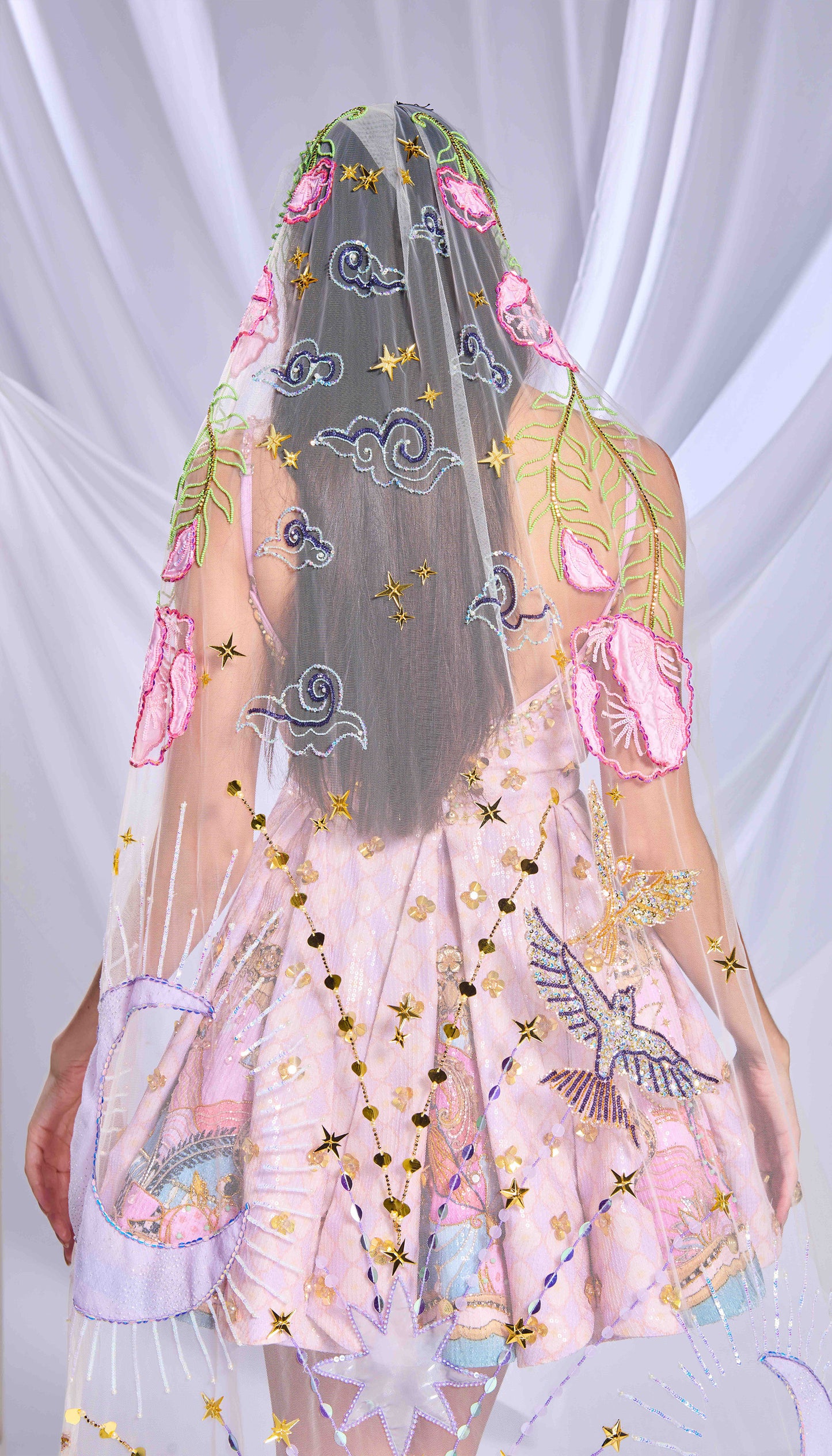 Ivory Story Veil
