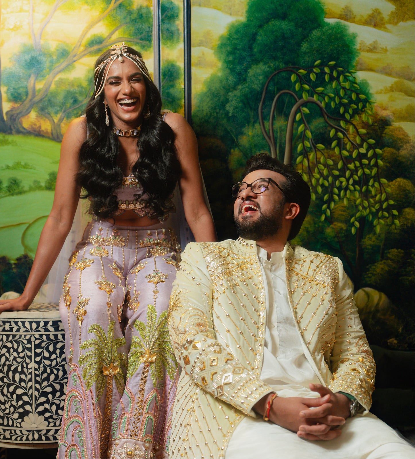 CALEB- PASTEL GREEN JACKET SET