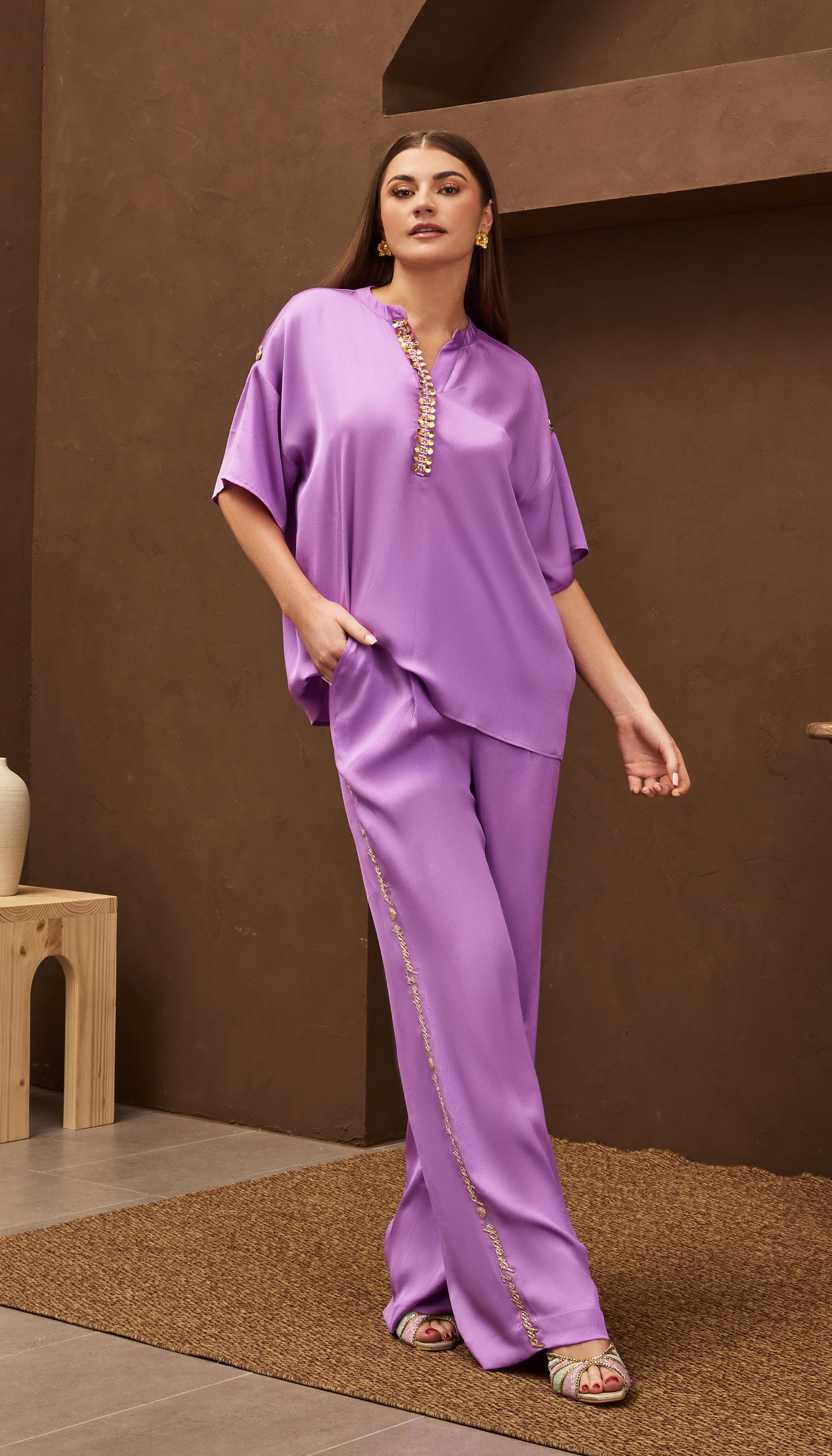 Violet Veil Co-ord Set
