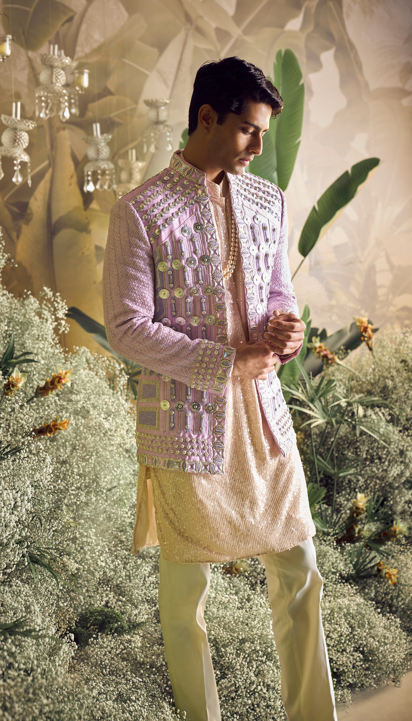 Beau- LILAC JACKET SET