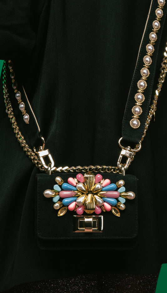 Black Mini Crossbody-Papa Don't Preach