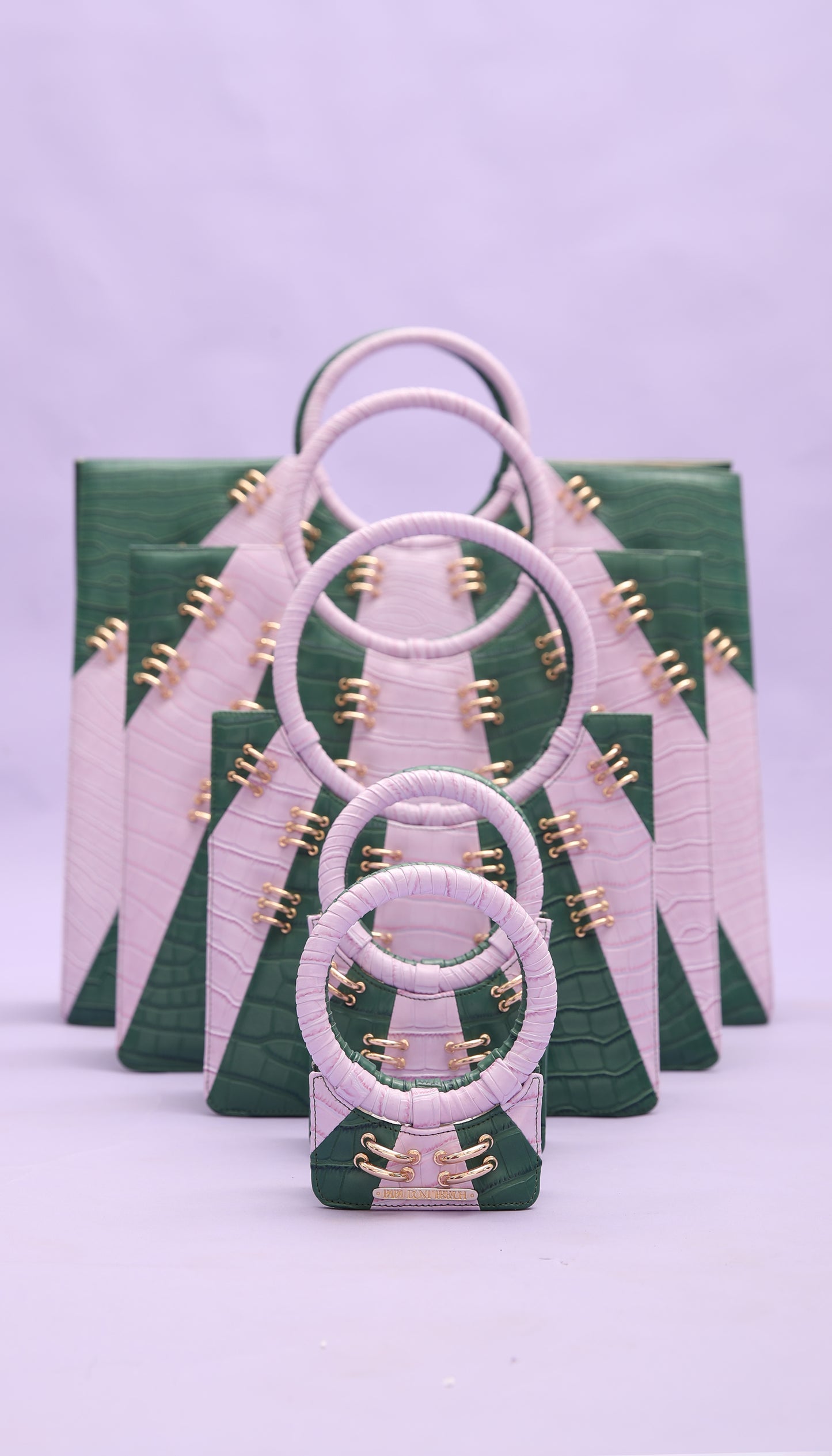 FitzACat 1 : Lavender & Green Tote Bag