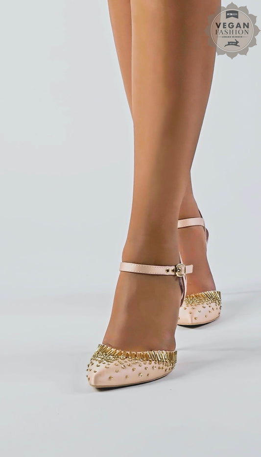 Isadora - Gold Stilettos