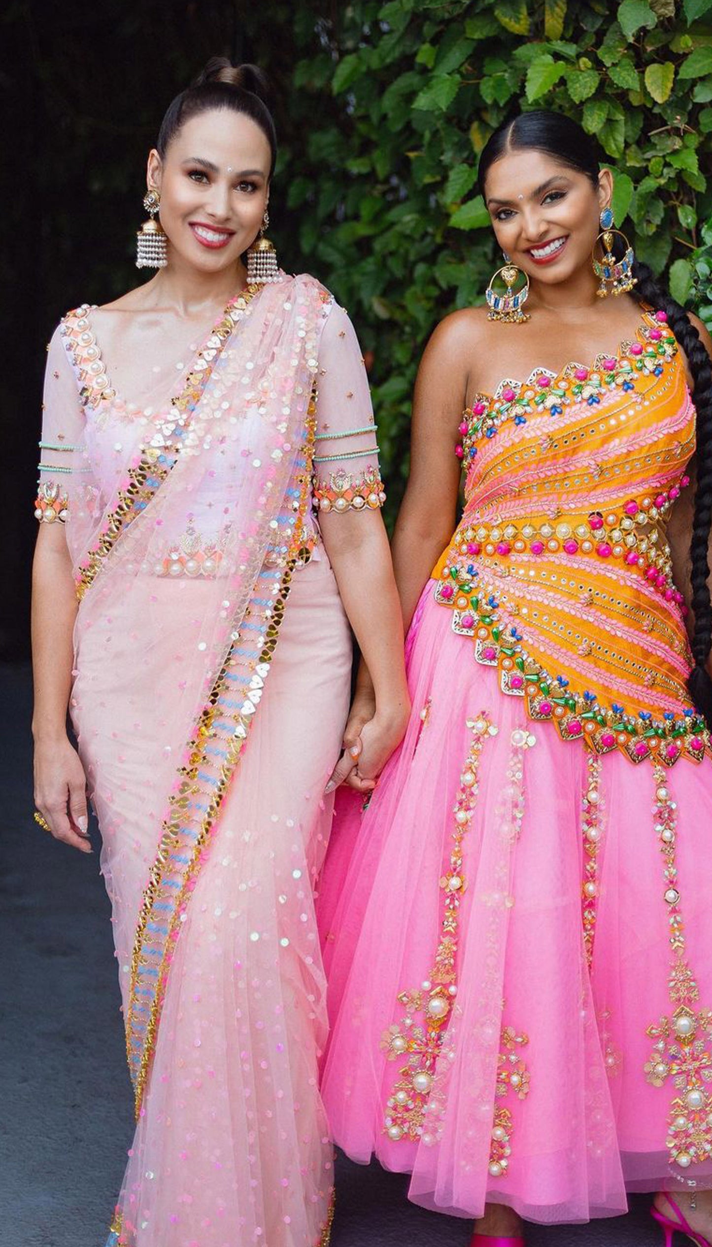 Meena Harris - Blush Pink Embellished Lehenga Set