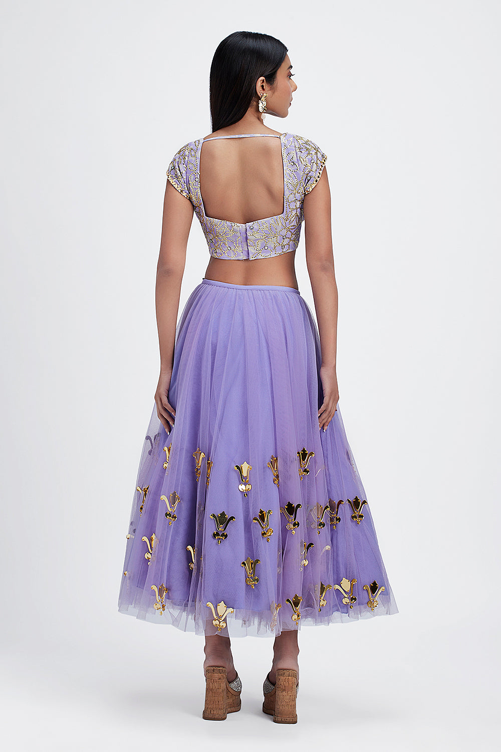 Lilac Soliloquy - Lehenga Set