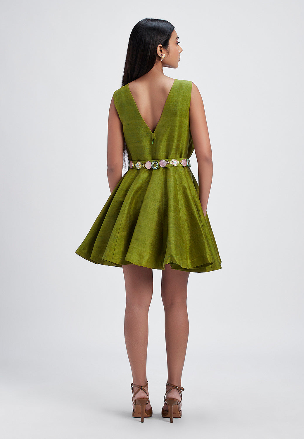 Olive Veil - Babydoll dress