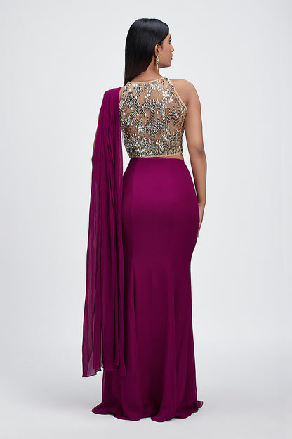 Petal Reverie - Saree set