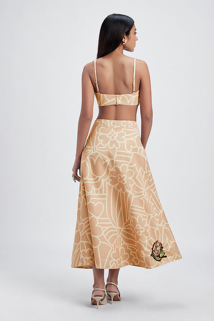 Molten Gold - Skirt set