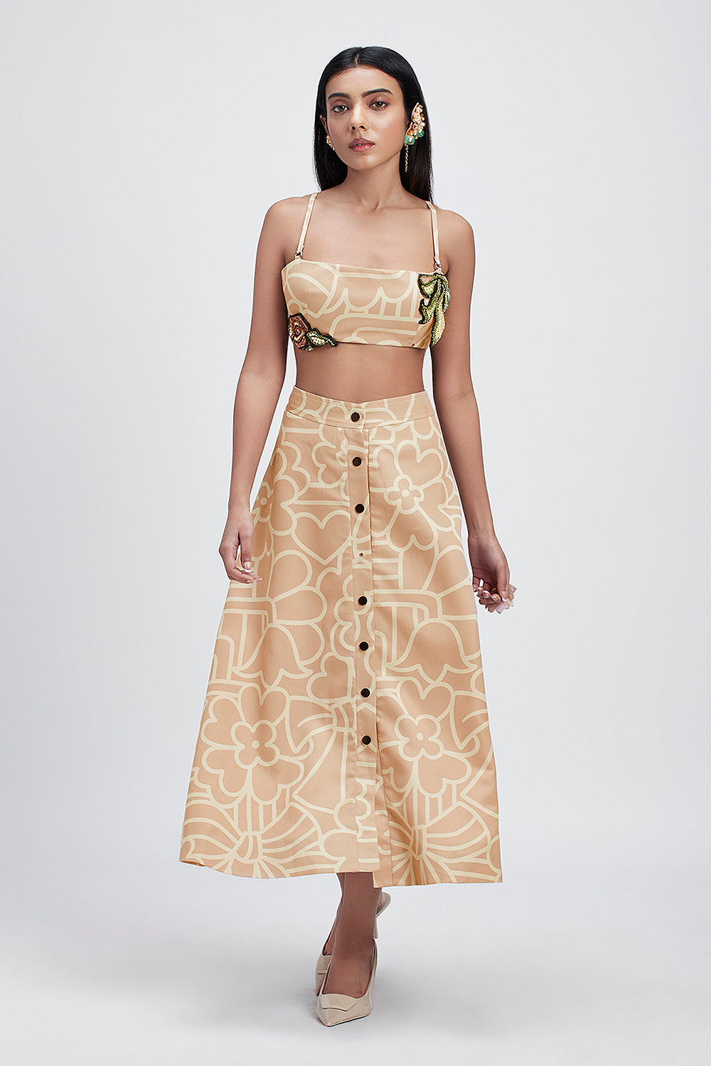 Molten Gold - Skirt set