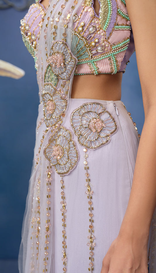 RIVIERA BREEZE - SAREE SET