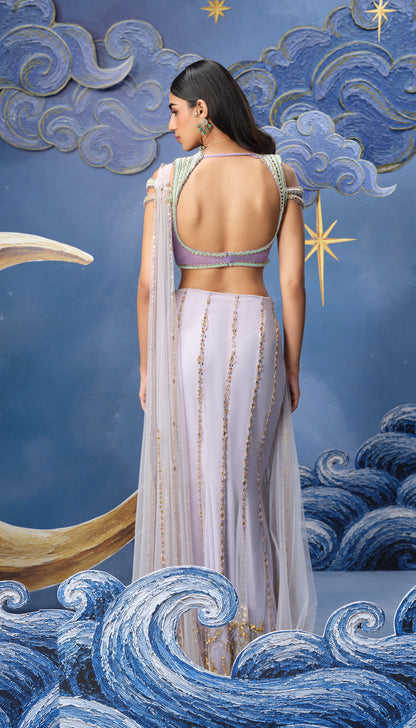 RIVIERA BREEZE - SAREE SET