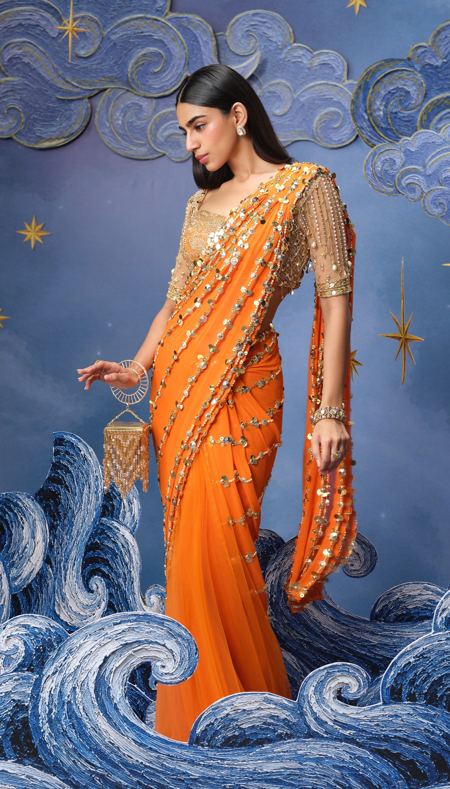 SUNLIT SOL - SAREE SET