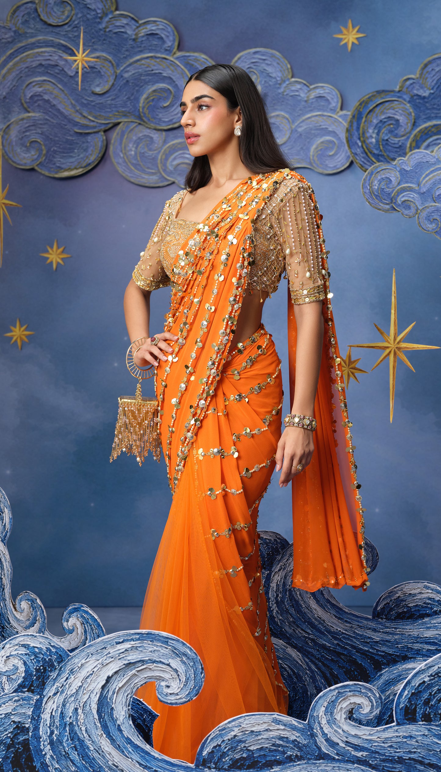 SUNLIT SOL - SAREE SET