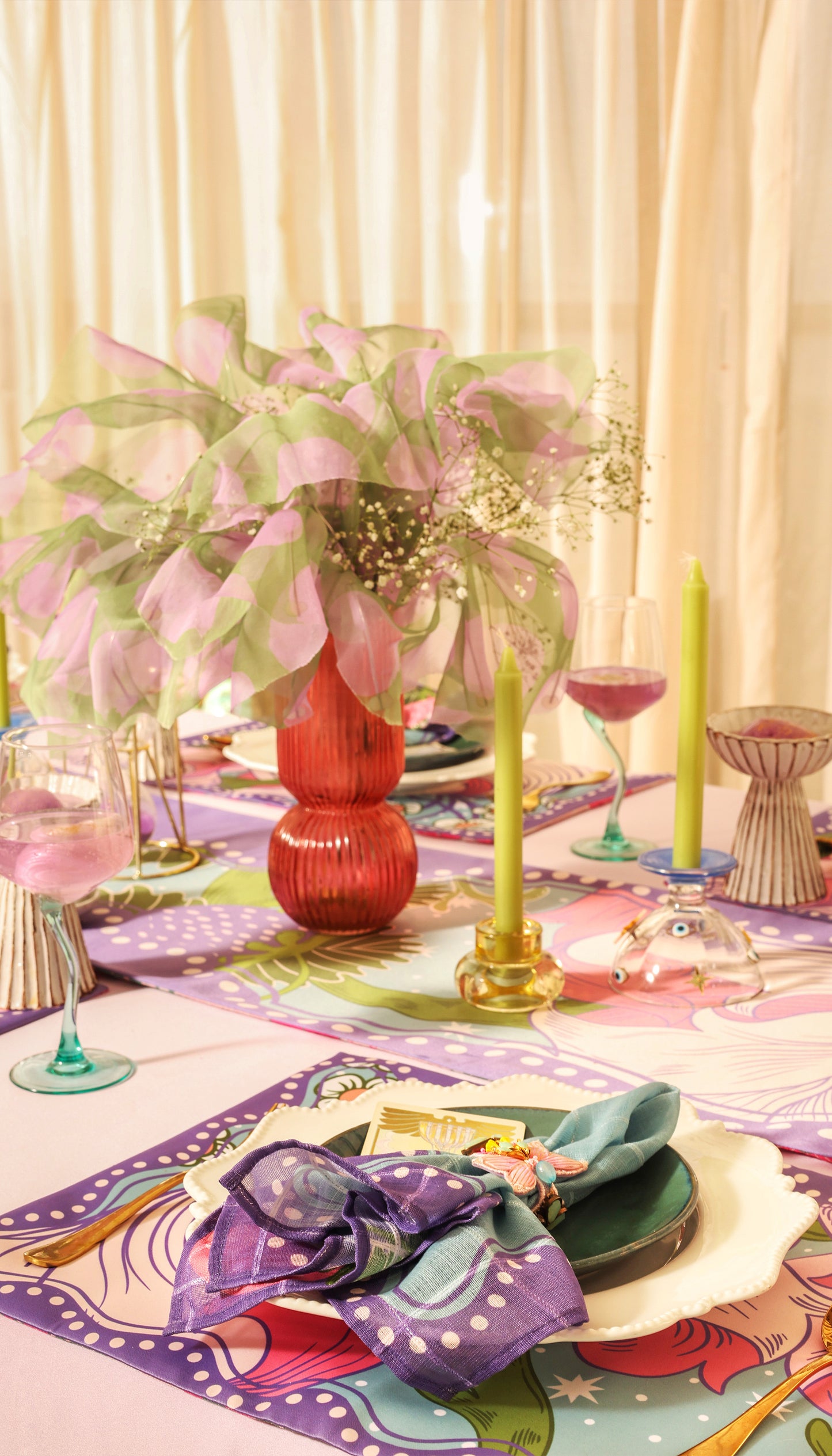 Strawberry Moon Napkin