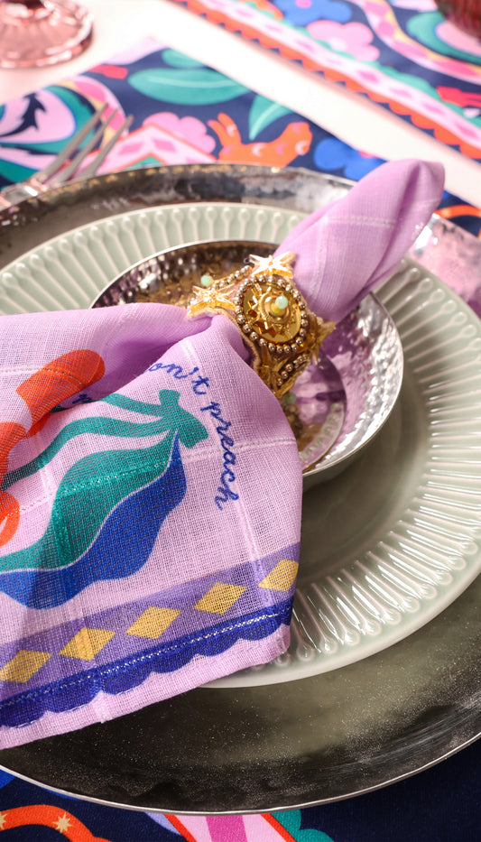 Pink Eden Napkin