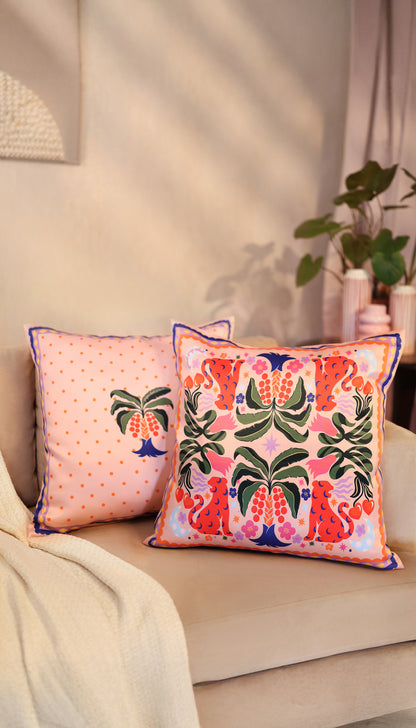 Peachy Sky Cushion Cover