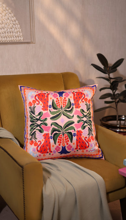 Peachy Sky Cushion Cover