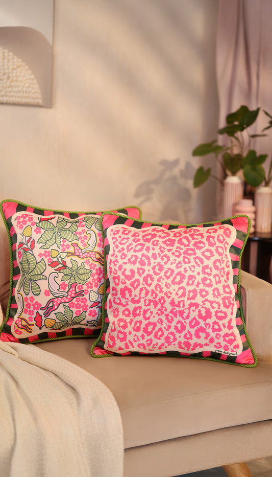 Leopard Pop Cushion Cover