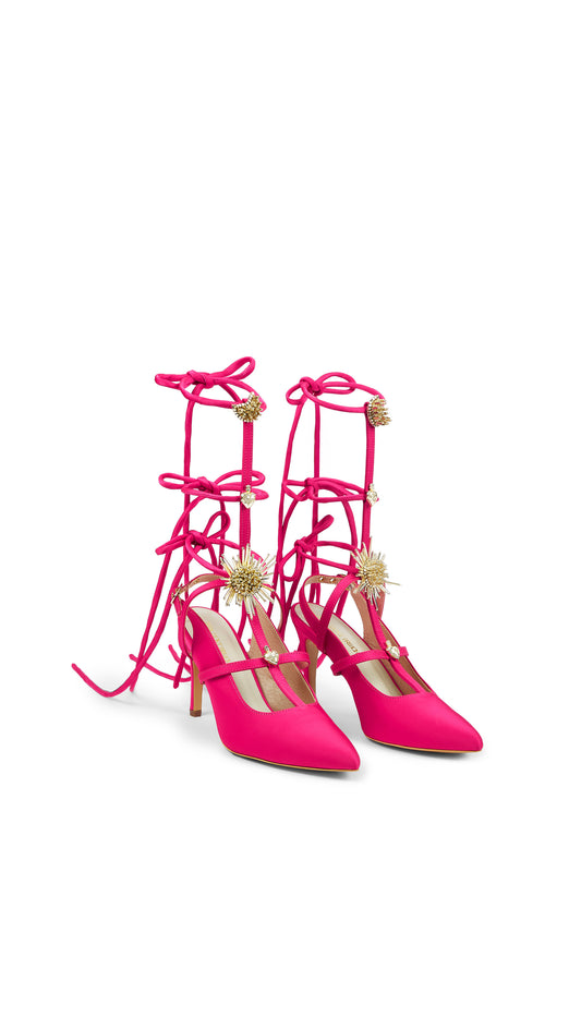 Kiss My Cosmos- Tie Up Stiletto