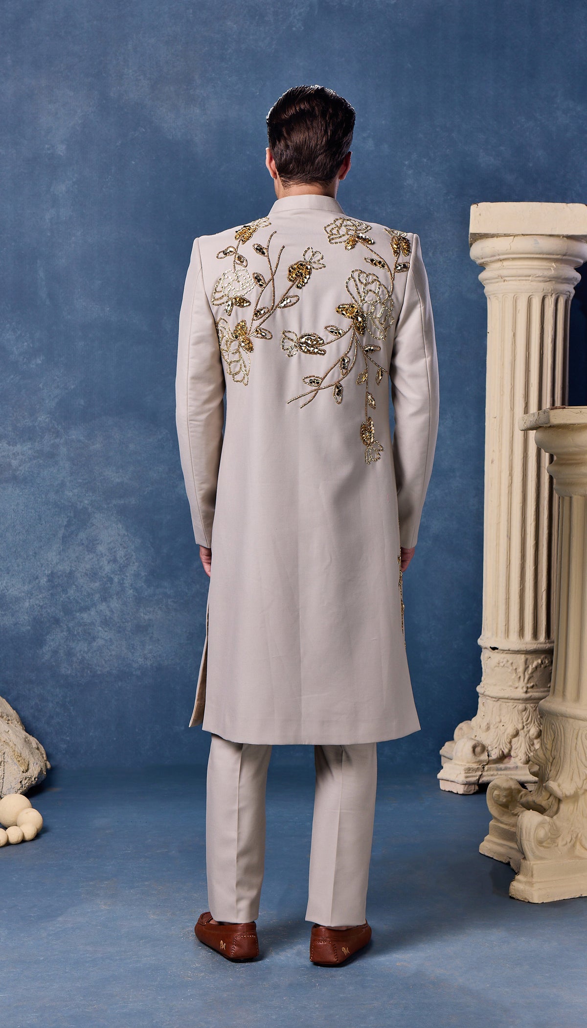 Royal Beige - Sherwani Set