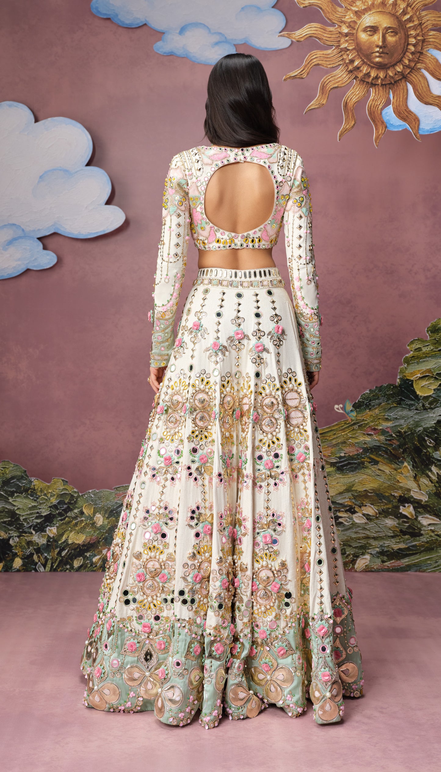 THE MOON CHOSE US - LEHENGA SET