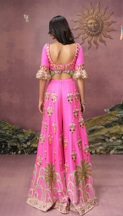 FUSCHIA FAWN AND FLEUR - PANT SET