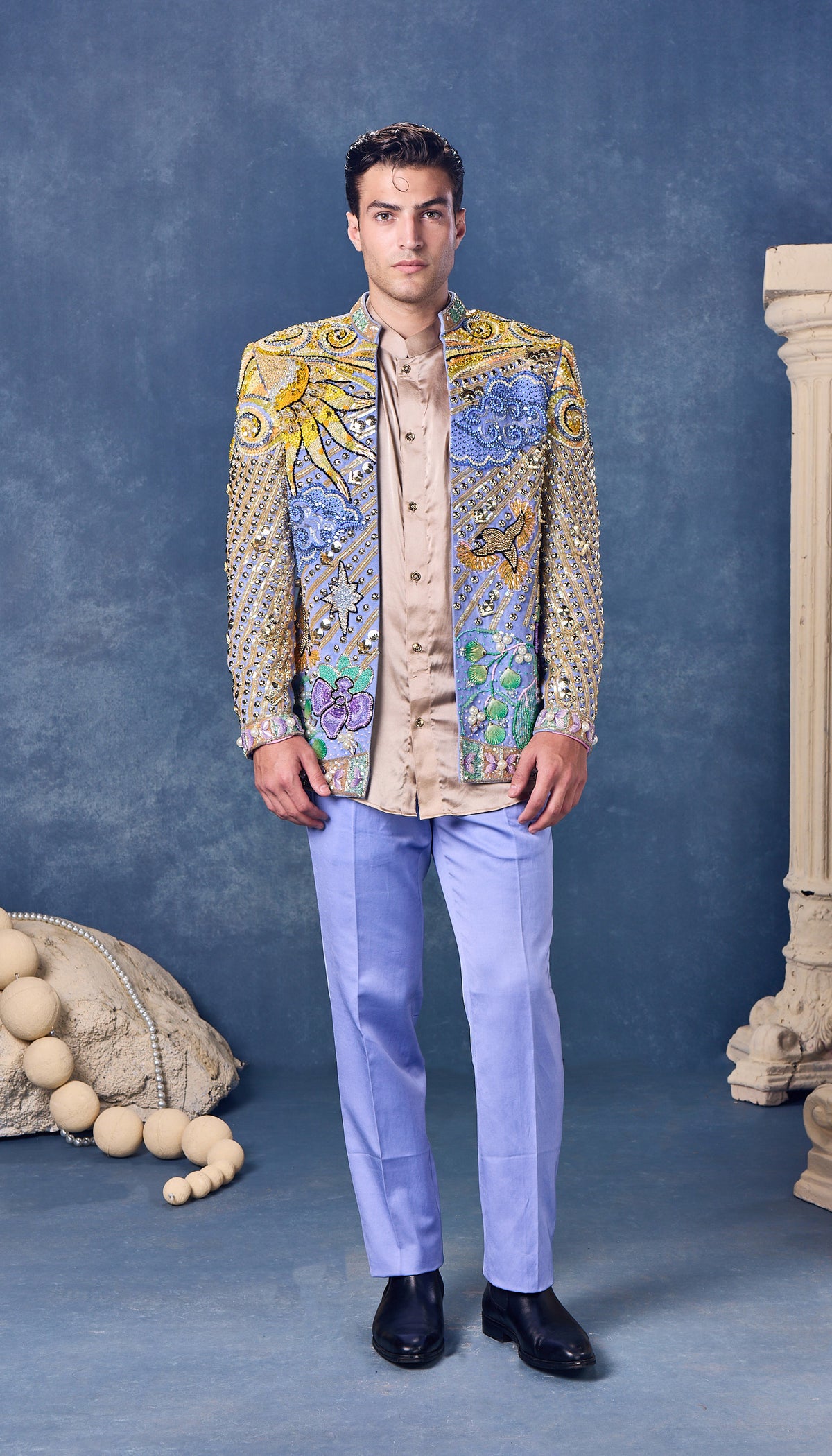 He wore the cosmos - Jacket Set