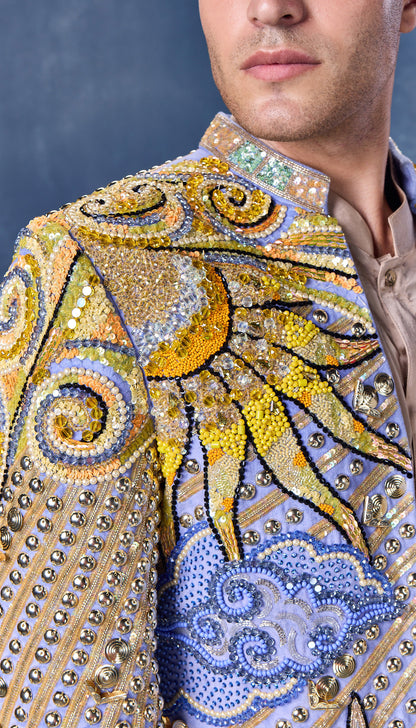 He wore the cosmos - Jacket Set