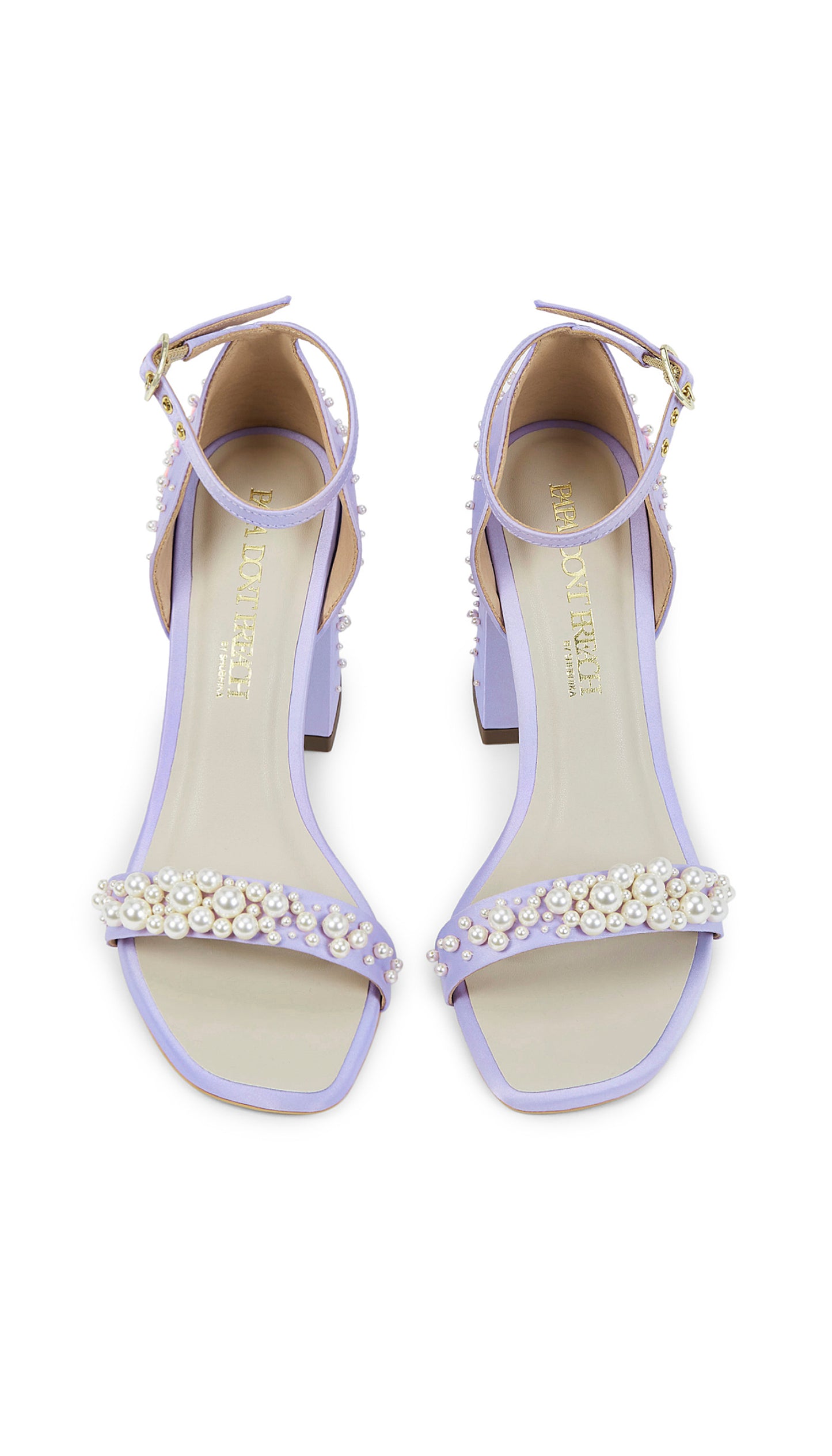 The Dandelion Twinkle - Lilac Mini Block Heels