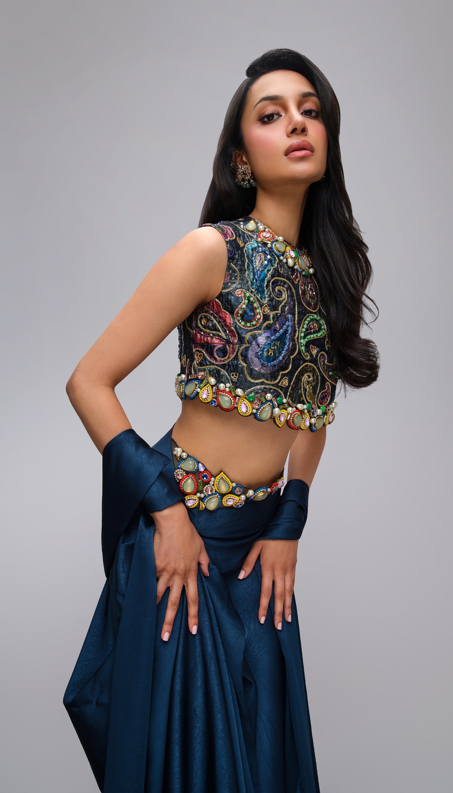 MIDNIGHT REGALIA - Skirt Set