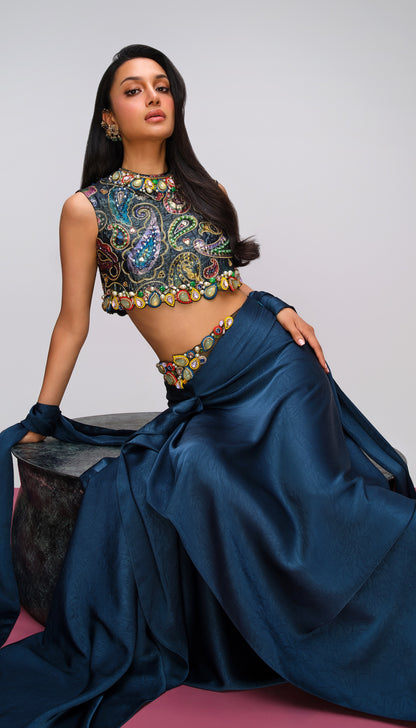 MIDNIGHT REGALIA - Skirt Set