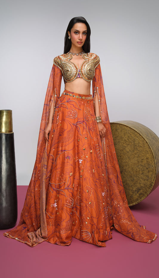 MAJESTIC DAWN - Full Lehenga Set