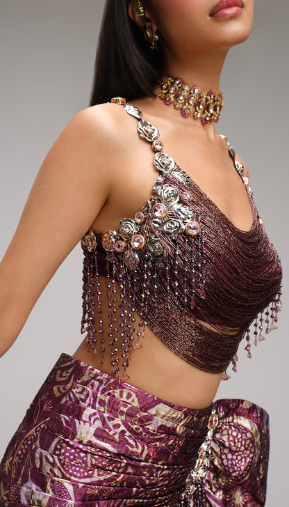 The Draped Glass Wine Top