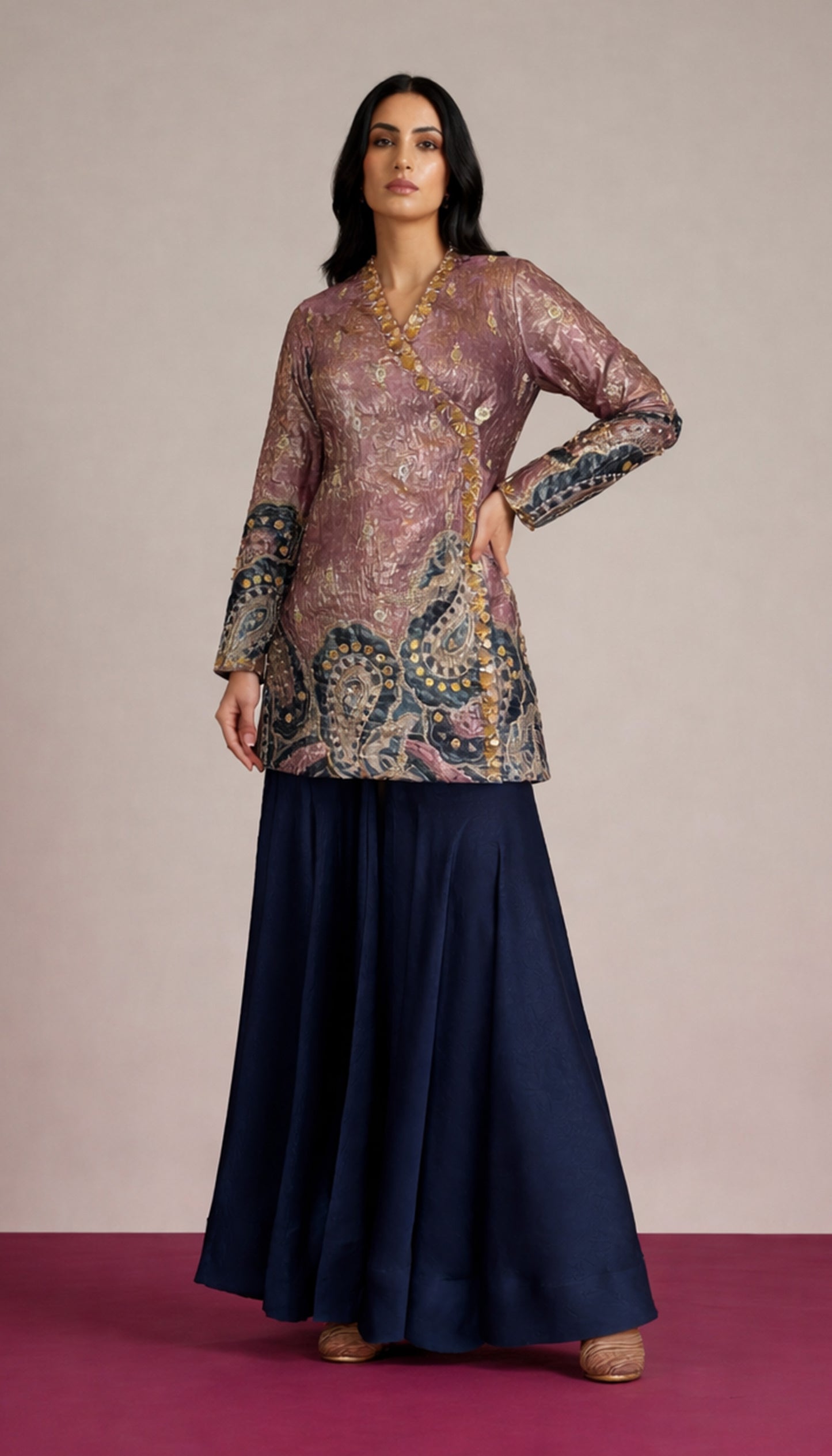 The Pink Gazette - Kurta Set