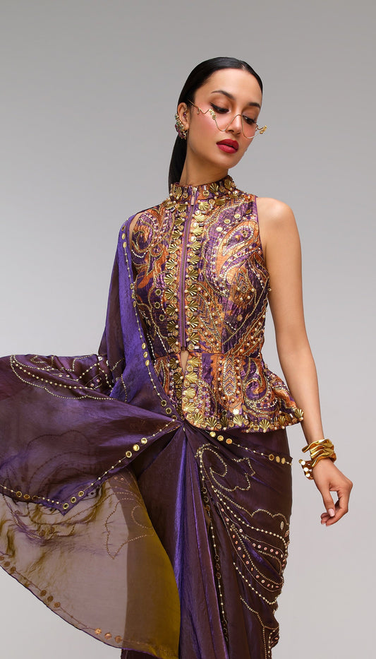 The Vintage Paisley - Peplum