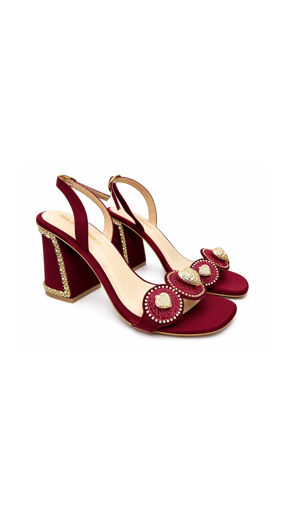 Le Macaron : Sangria - Wine Block Heels