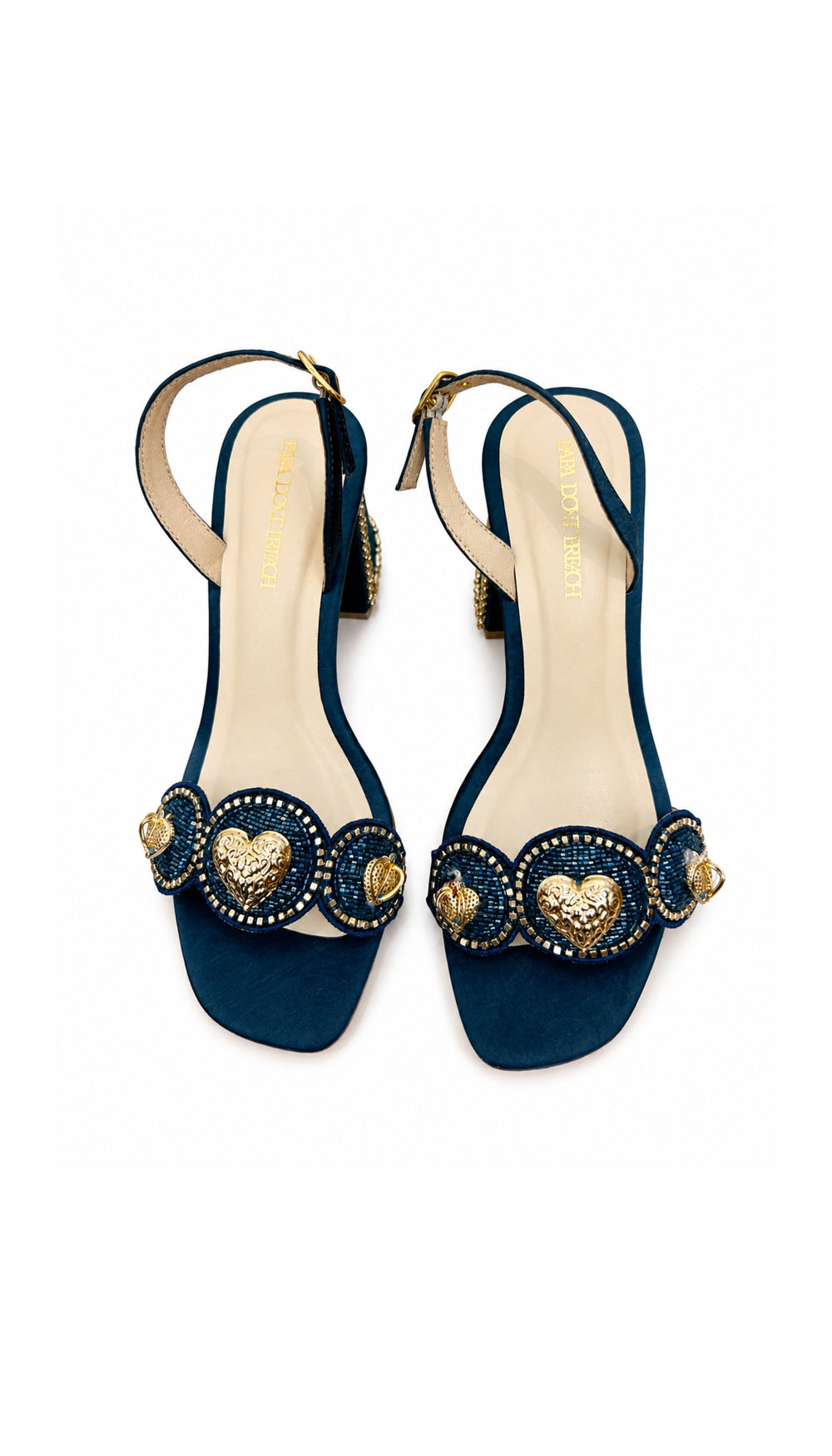 Le Macaron : Sapphire Martini Block Heels